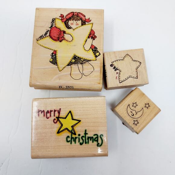 ⭐️5/$20 (4) Star Stamp Bundle - Picture 1 of 3